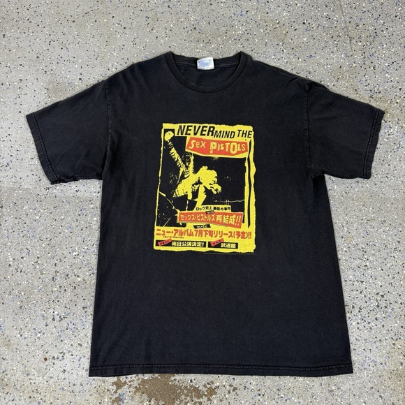 Hanes Other - Vintage 2005 Sex Pistols T-Shirt Size M Black Graphic Grunge Punk Rock Band